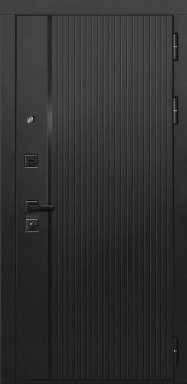 Входная дверь ДвериПРО Л-45 ФЛЗ-618 Белый матовый DPRO222435 внешняя сторона