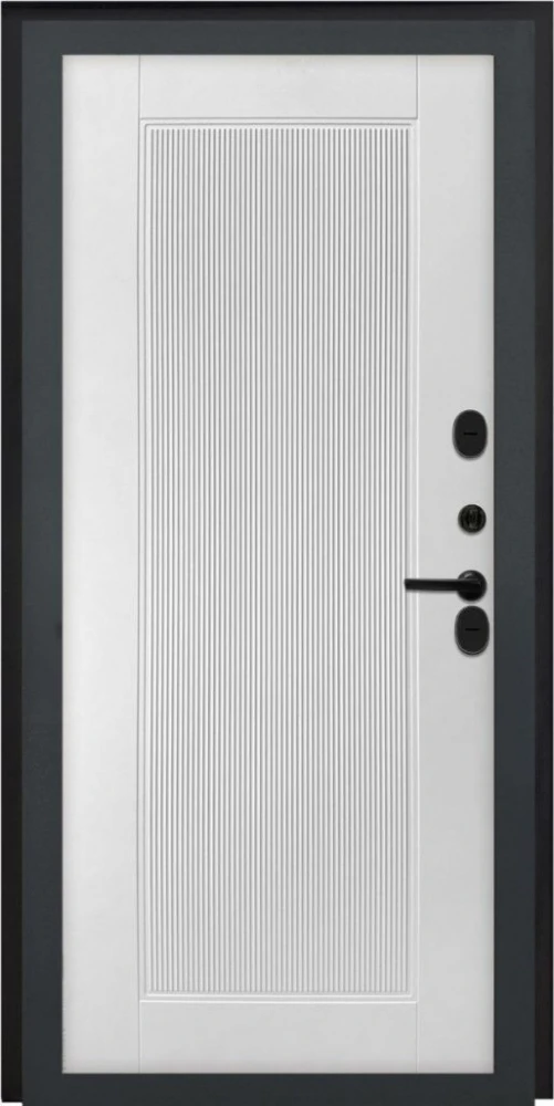 Входная дверь ДвериПРО Л-45 ПВХ 10мм Астрод веллуто бьянко DPRO226480 внутренняя сторона