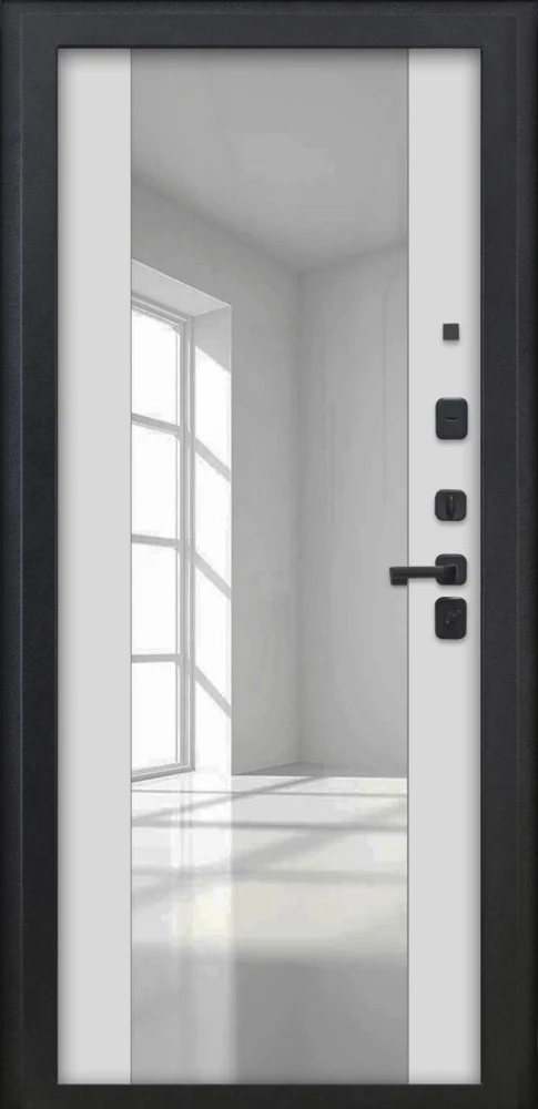 Входная дверь ДвериПРО Модель Л-49 ФЛЗ -1 Белый матовый DPRO228016 внутренняя сторона