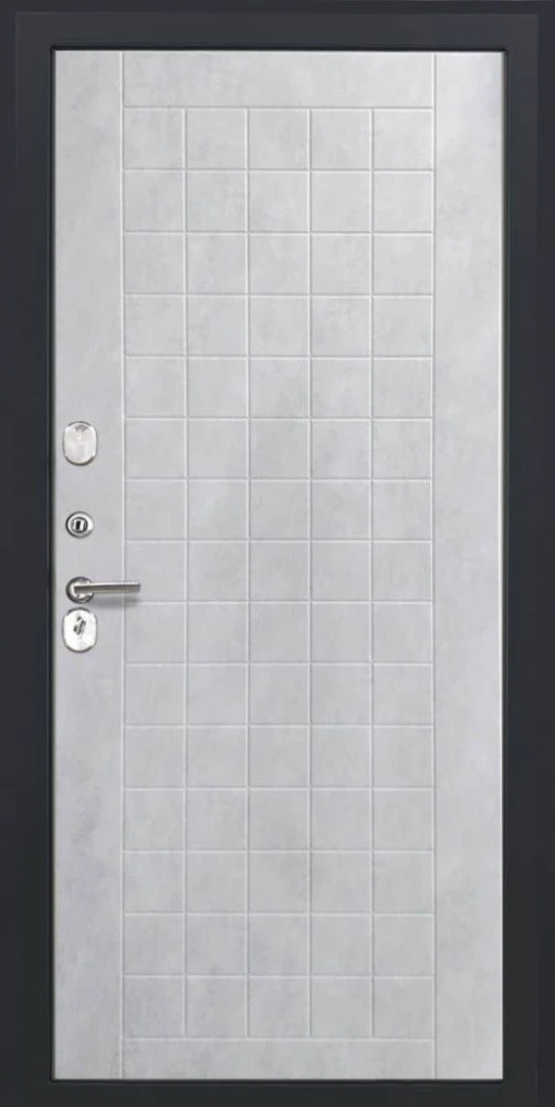 Входная дверь ДвериПРО Термо серебро ФЛ-256 (10мм, Бетон снежный) DPRO225831 внутренняя сторона