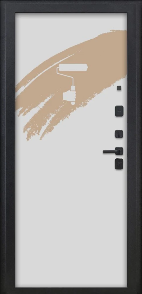 Входная дверь ДвериПРО Модель Л-49 Под покраску DPRO226199 внутренняя сторона